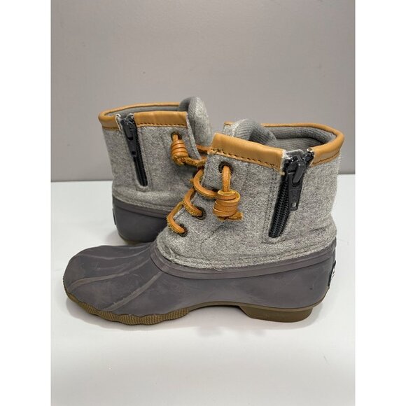 Sperry Unisex-Child Saltwater Wool Rain Boot Girl's Size 13M - Picture 5 of 6
